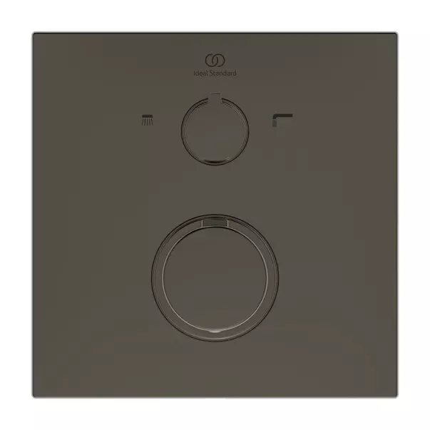 Baterie cada - dus incastrata Ideal Standard Ceratherm C100 gri Magnetic Grey fara corp ingropat [9]