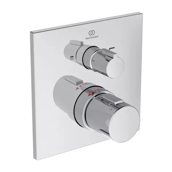 Baterie cada - dus incastrata Ideal Standard Ceratherm C100 crom lucios fara corp ingropat [2]