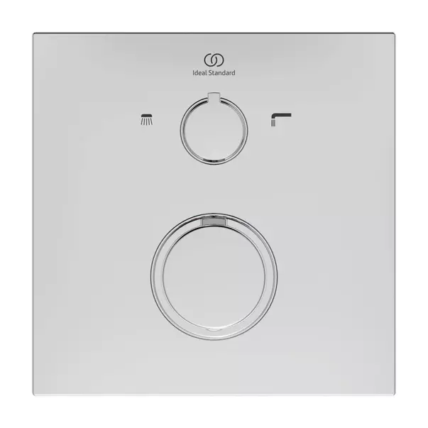 Baterie cada - dus incastrata Ideal Standard Ceratherm C100 crom lucios fara corp ingropat [7]