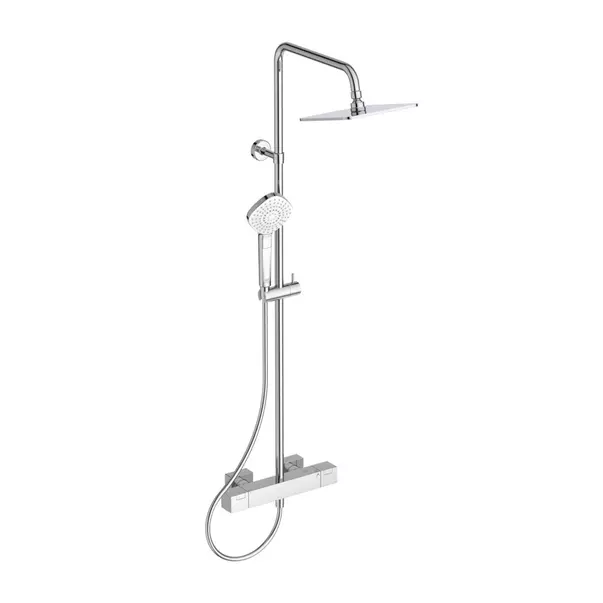 Coloane de dus - Coloana de dus cu termostat Ideal Standard Ceratherm C100 crom palarie 1 functie