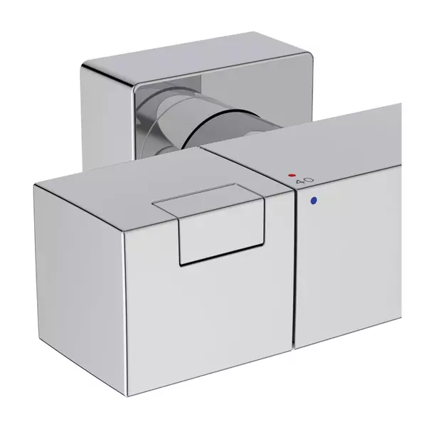 Coloana de dus cu termostat Ideal Standard Ceratherm C100 crom palarie 1 functie [7]