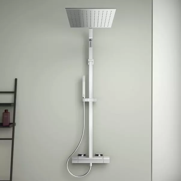 Coloana de dus cu termostat Ideal Standard Ceratherm C100 crom lucios palarie 1 functie [6]