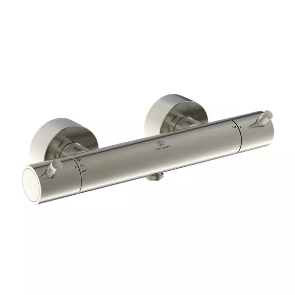 Baterii baie - Baterie dus termostatata Ideal Standard Ceratherm T125 argintiu Silver Storm mat