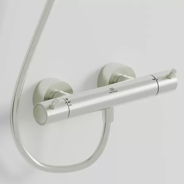 Baterie dus termostatata Ideal Standard Ceratherm T125 argintiu Silver Storm mat [2]
