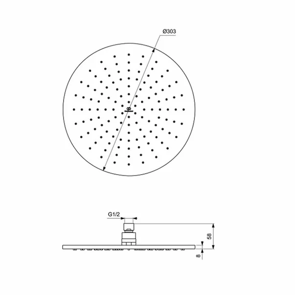 Sistem de dus incastrat Ideal Standard Ceratherm Navigo crom lucios [14]