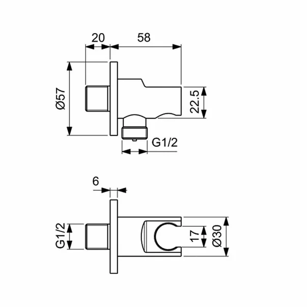 Sistem de dus incastrat Ideal Standard Ceratherm Navigo crom [13]