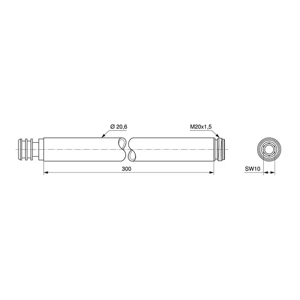 Prelungitor coloana de dus Ideal Standard Multisuite 30 cm [2]