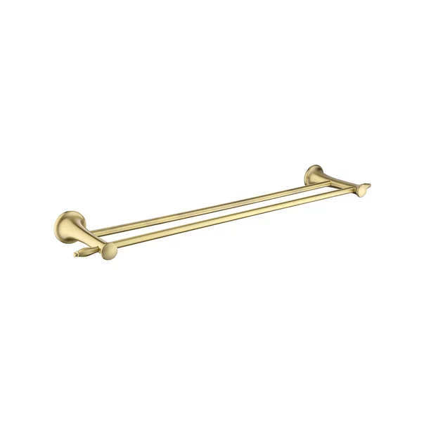Cuiere si suporturi prosoape - Bara dubla portprosop Ferro Antica bronz antichizat 600 mm