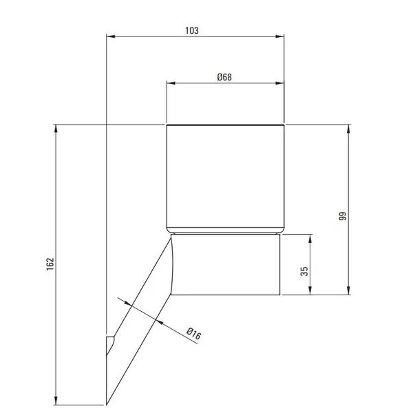 Suport periute de dinti titanium Deante Silia [2]