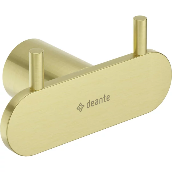 Cuier dublu auriu periat Deante Round [1]
