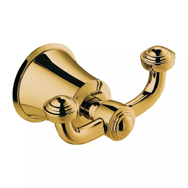 Cuier dublu Omnires Art Line auriu [1]