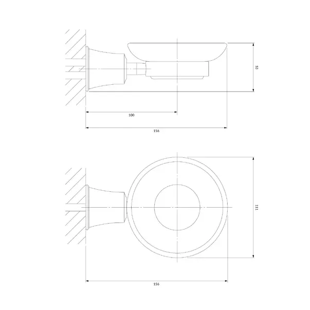 Savoniera Omnires Art Line transparent [3]