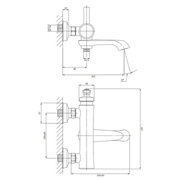Baterie cada monocomanda alama periata Omnires Armance [2]