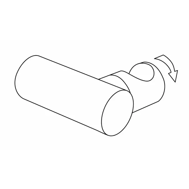 Suport dus manual Deante Round crom [2]