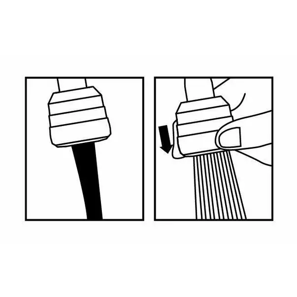 Aerator cu dubla functie cu furtun elastic Deante crom [2]