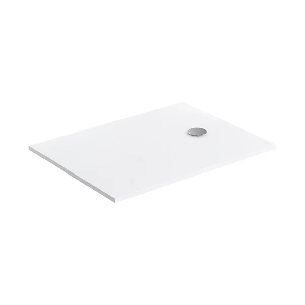 Cabine dus - Cadita de dus compozit Omnires AquaPure M+ dreptunghiulara alb mat 80x120 cm