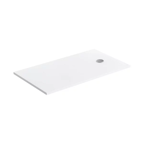 Cadite dreptunghiulare - Cadita de dus compozit Omnires AquaPure M+ dreptunghiulara alb mat 80x140 cm