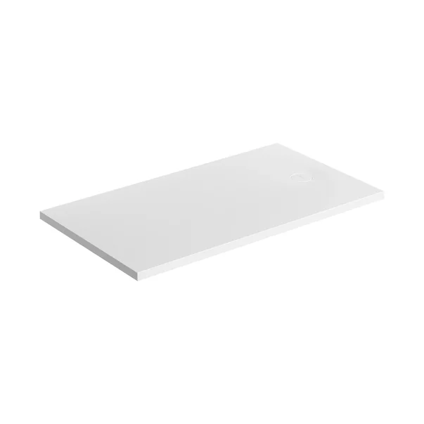 Cadite dreptunghiulare - Cadita de dus compozit Omnires AquaRock M+ dreptunghiulara alb mat 80x140 cm