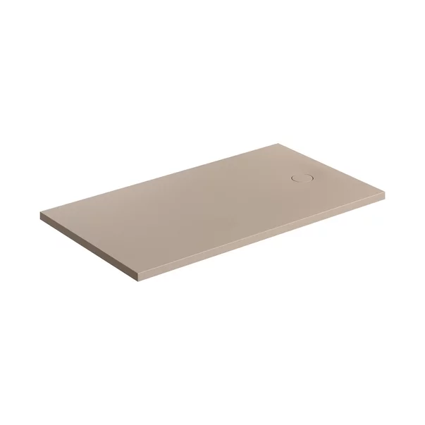Cadite dreptunghiulare - Cadita de dus compozit Omnires AquaRock M+ dreptunghiulara bej dune mat 80x140 cm