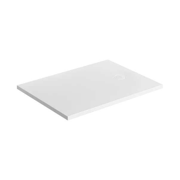 Cadite dreptunghiulare - Cadita de dus compozit Omnires AquaRock M+ dreptunghiulara alb mat 90x100 cm
