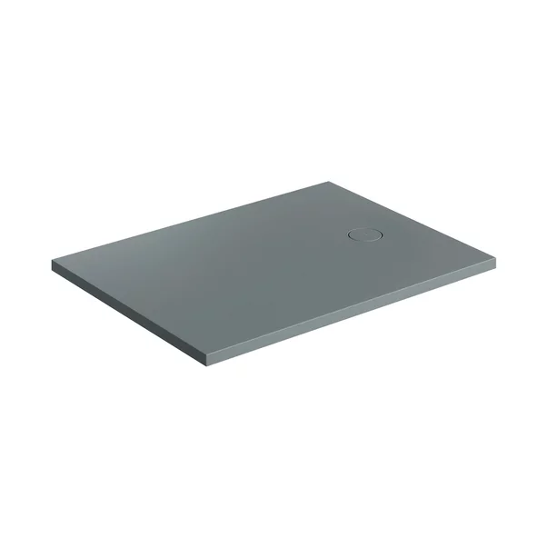 Cabine dus - Cadita de dus compozit Omnires AquaRock M+ dreptunghiulara gri cenusa mat 90x120 cm