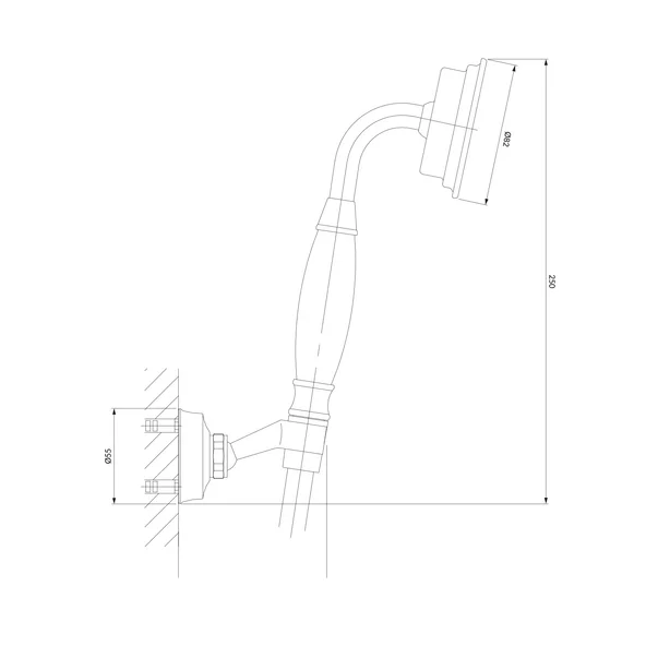 Set de dus cu porter Omnires Armance cu finisaj alama periata 1 functie [1]