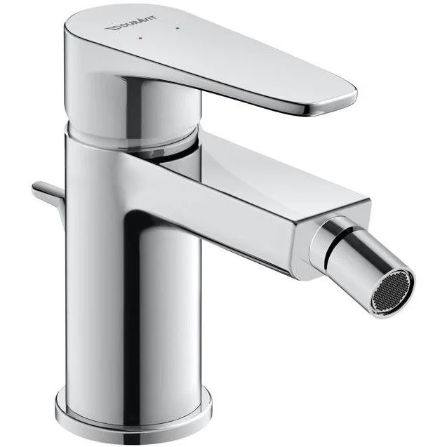 Baterii bideu si dus igienic - Duravit B.1 Baterie bideu monocomanda cu ventil, crom