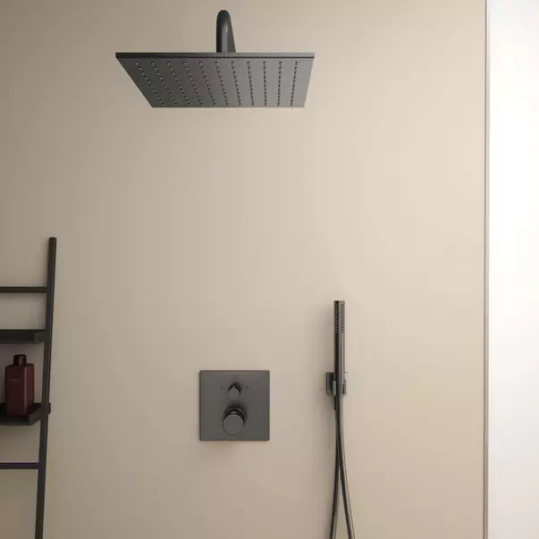 Brat de dus Ideal Standard IdealRain 40 cm gri Magnetic Grey [2]