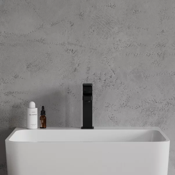 Baterie lavoar Omnires Baretti negru mat [2]