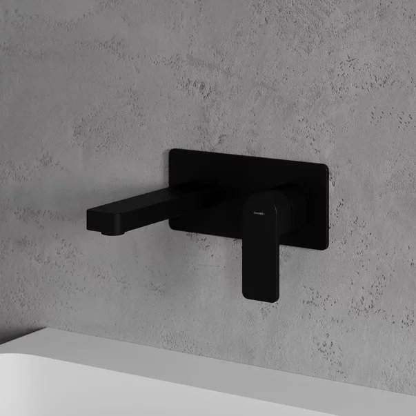 Baterie lavoar incastrata Omnires Baretti negru mat [3]