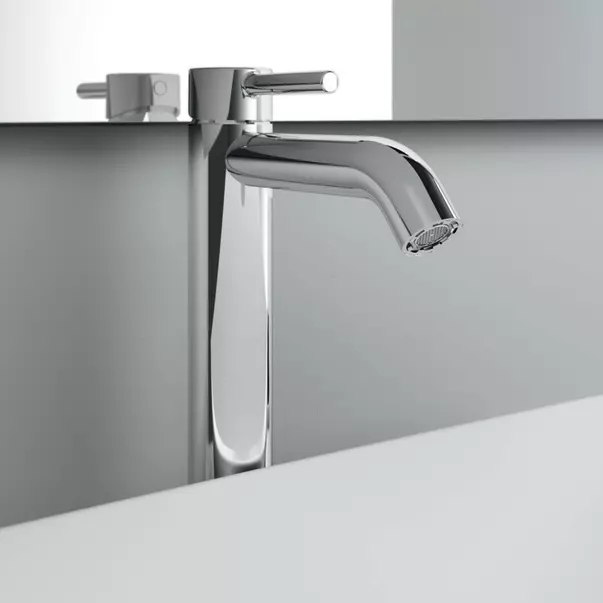 Baterii baie - Baterie lavoar inalta Ideal Standard Ceraline cu ventil metalic Pop-Up crom lucios