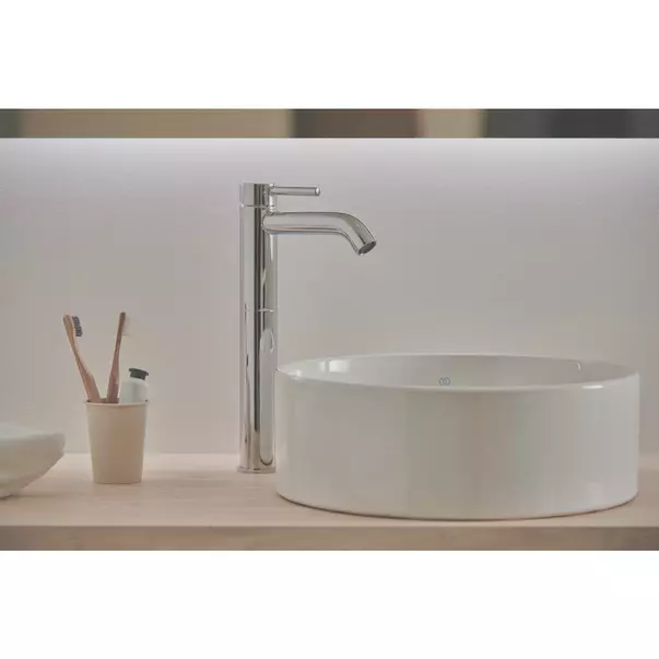 Baterie lavoar inalta Ideal Standard Ceraline cu ventil metalic Pop-Up crom lucios [9]