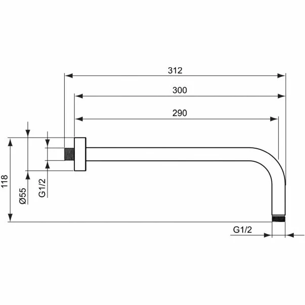 Sistem de dus Ideal Standard Ceraflex incastrat [3]