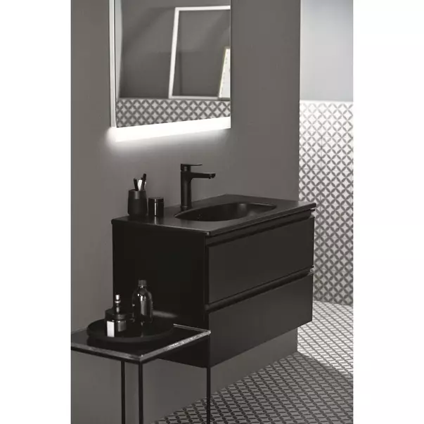 Baterie lavoar Ideal Standard Cerafine O negru mat fara ventil H120 [10]