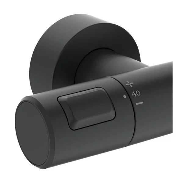 Coloana de dus cu baterie termostatata negru mat Ideal Standard IdealRain Ceratherm T25 furtun dus 175 cm [4]
