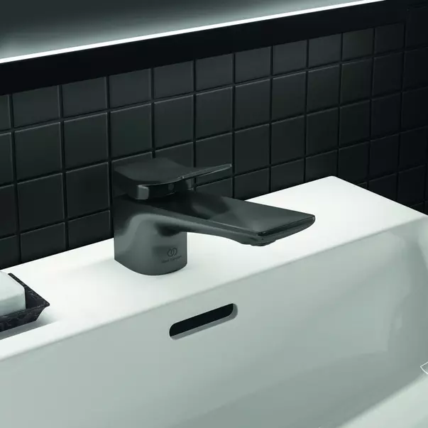 Baterie lavoar Ideal Standard Atelier Conca gri Magnetic Grey cu ventil Pop-Up [2]