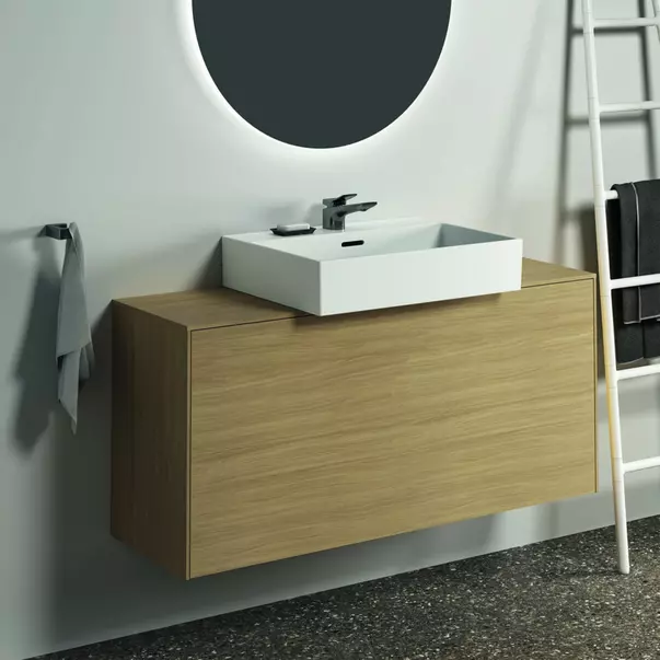 Baterie lavoar Ideal Standard Atelier Conca gri Magnetic Grey cu ventil Pop-Up [3]