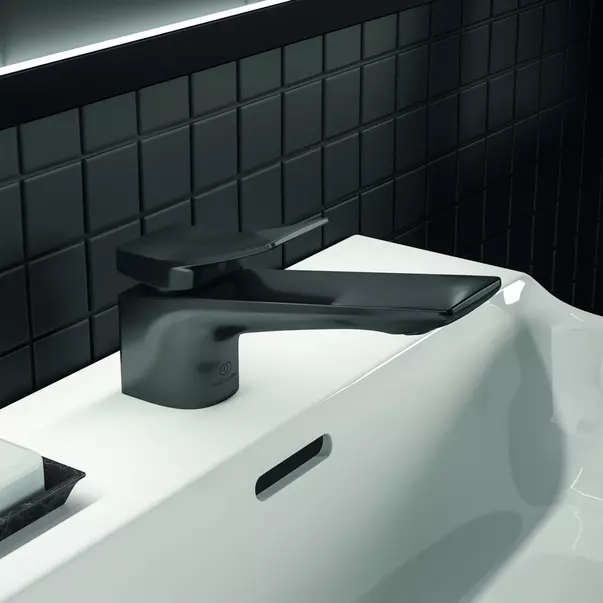 Baterie lavoar Ideal Standard Atelier Conca gri Magnetic Grey cu ventil Pop-Up [7]