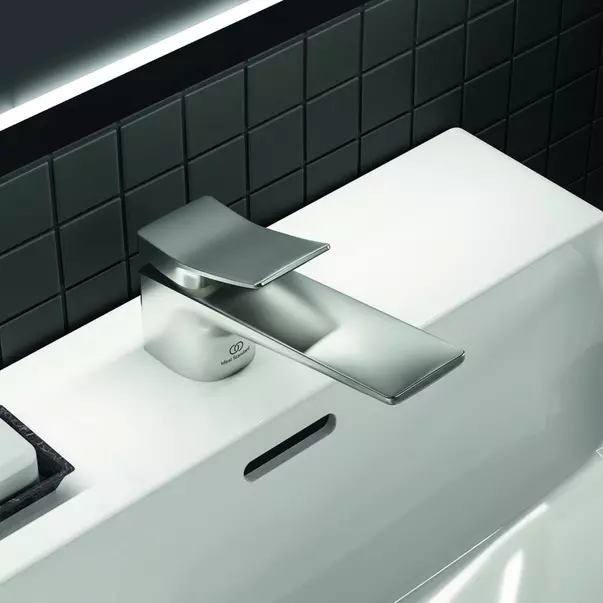 Baterie lavoar Ideal Standard Atelier Conca argintiu Silver Storm cu ventil Pop-Up [5]