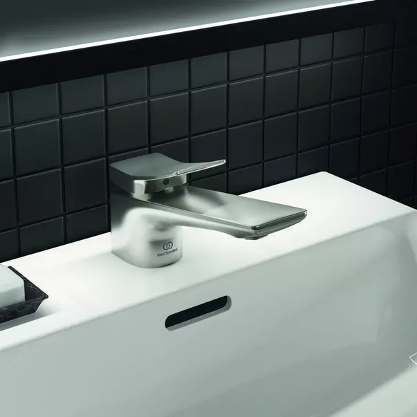 Baterii baie - Baterie lavoar Ideal Standard Atelier Conca argintiu Silver Storm