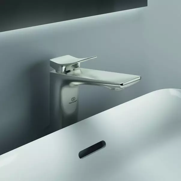 Baterie lavoar inalta Ideal Standard Atelier Conca argintiu Silver Storm cu ventil Pop-Up [3]