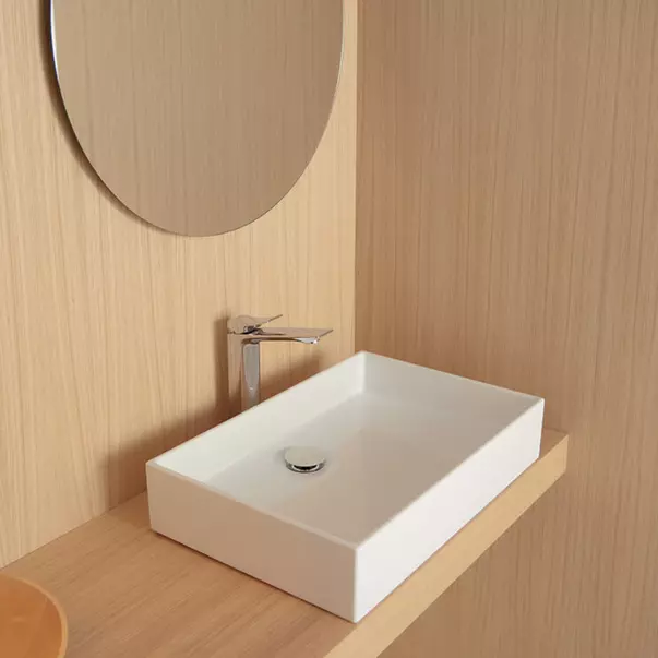 Baterie lavoar inalta Ideal Standard Atelier Conca argintiu Silver Storm cu ventil Pop-Up [4]