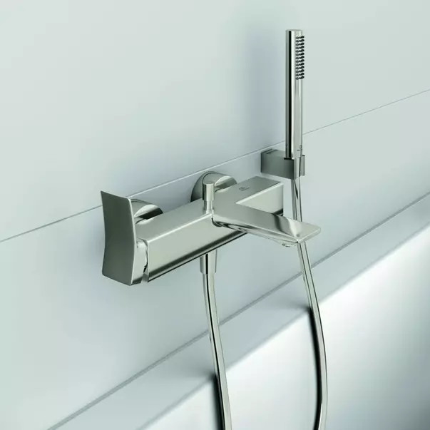 Baterie cada - dus Ideal Standard Atelier Conca argintiu Silver Storm monocomanda [4]