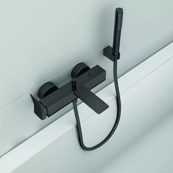 Baterie cada - dus Ideal Standard Atelier Conca gri Magnetic Grey cu set de dus [2]