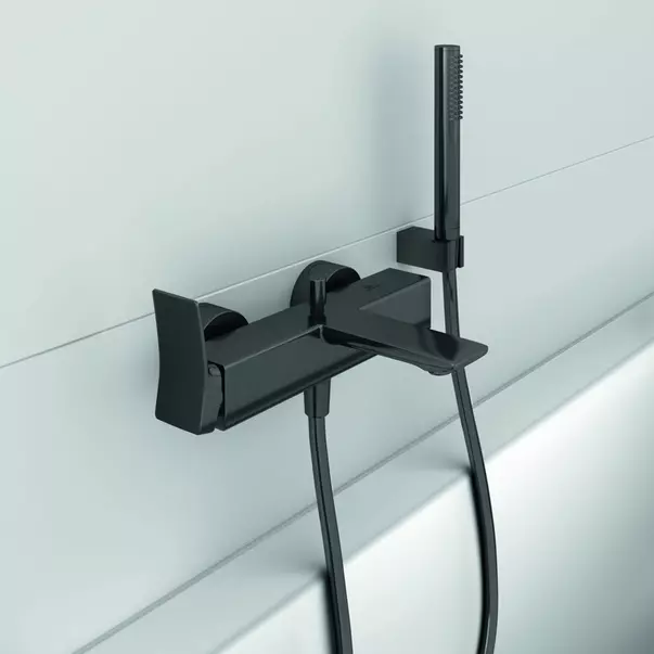 Baterie cada - dus Ideal Standard Atelier Conca gri Magnetic Grey cu set de dus [4]