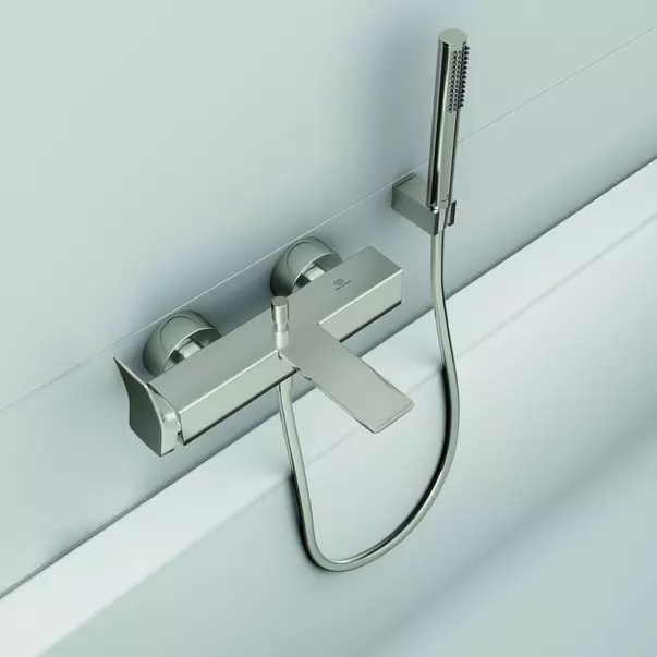 Baterie cada - dus Ideal Standard Atelier Conca argintiu Silver Storm cu set de dus [3]