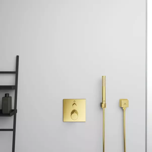 Cot conector perete Ideal Standard Atelier Conca auriu periat [2]
