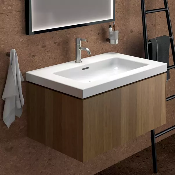 Baterie lavoar Ideal Standard Atelier Joy argintiu Silver Storm cu ventil [11]