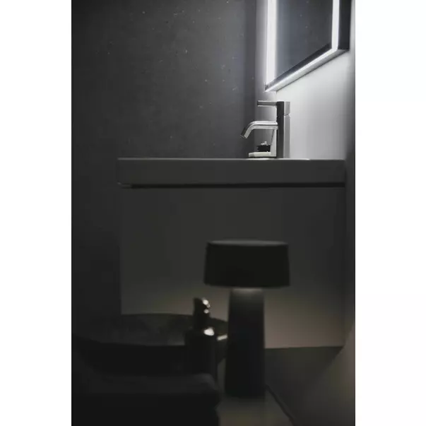 Baterie lavoar Ideal Standard Atelier Joy argintiu Silver Storm cu ventil [6]