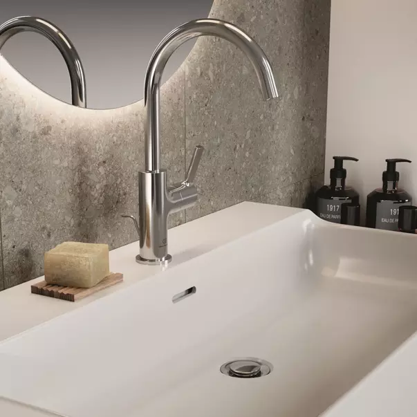 Baterii baie - Baterie lavoar inalta Ideal Standard Atelier Joy cu ventil Pop-Up crom lucios